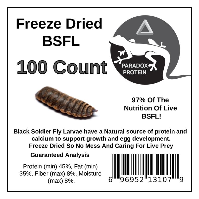 Freeze Dried Black Soldier Fly Larvae