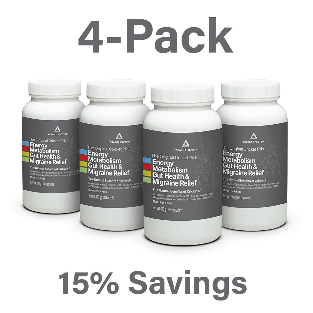 Cricket Pills 4 Pack - ParadoxProtein