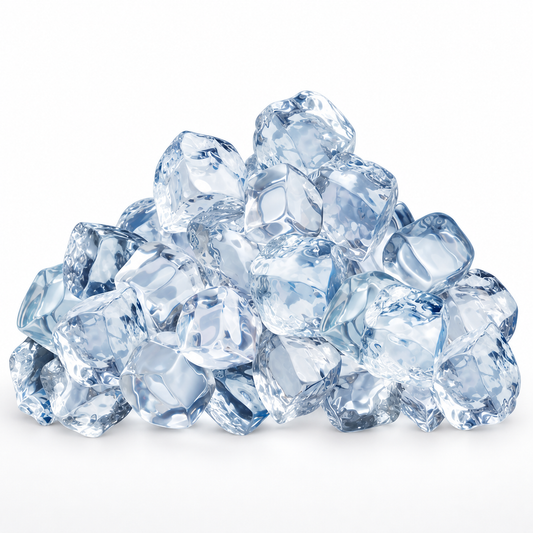 Clear hydrated water crystals for safely providing moisture to live feeder insects
