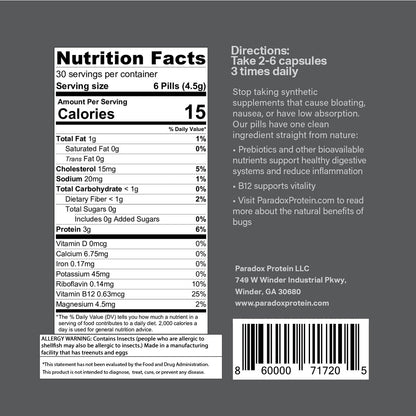 Cricket Pills 4 Pack - ParadoxProtein